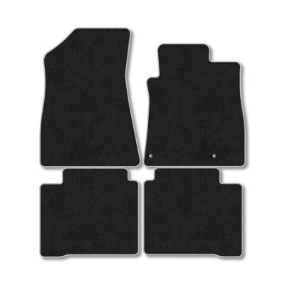 Car Mat Co Kia Niro Hev (2022+) Car Mats Grey Trim Carpet Tailored Fit Easy Clean With Clip from B&Q