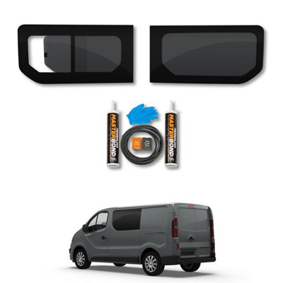 Van Demon Fiat Talento (2016-2020) Opening PassengerFixed Driver Side WindowsPrivacy from B&Q