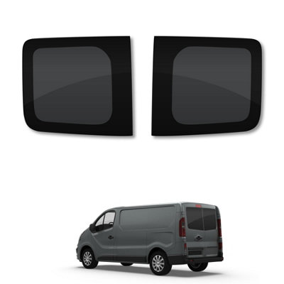 Van Demon Fiat Talento (2016-2020) Rear Door WindowsPrivacyCamperGlassConversion from B&Q