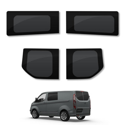 Van Demon Ford Transit Custom (2013-2023) Rear DoorsFixed Side WindowsPrivacy