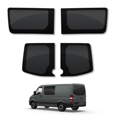 Van Demon Mercedes Sprinter (2006-2018) Rear DoorsFixed Side WindowsVan Glass from B&Q