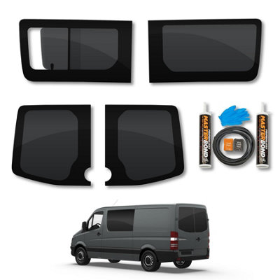 Van Demon Mercedes Sprinter (2006-2018) Opening PassengerFixed DriverRear Door from B&Q