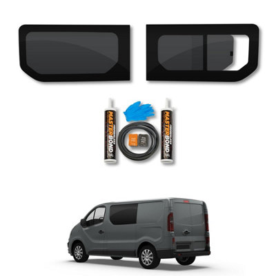 Van Demon Nissan Nv300 (2016-2021) Fixed PassengerOpening Driver Side WindowsVan Glass from B&Q