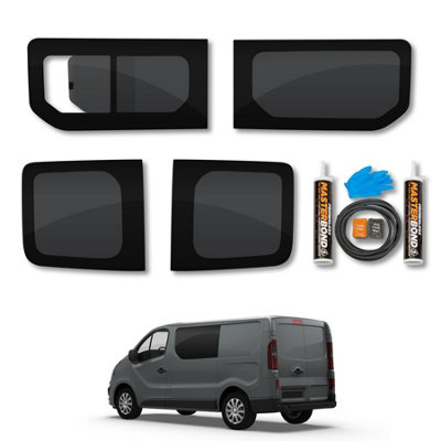 Van Demon Nissan Nv300 (2016-2021) Opening PassFixed DrvRear Door WindowsAnd Fitting Kit from B&Q