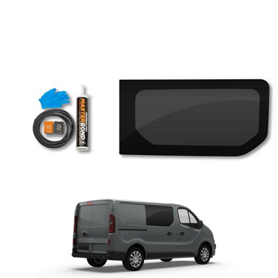 Van Demon Nissan Nv300 (2016-2021) Fixed Driver Side WindowAnd Fitting KitPrivacy from B&Q