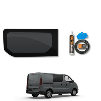 Van Demon Nissan Primastar (2022+) Fixed Passenger Side WindowAnd Fitting KitVan Glass from B&Q