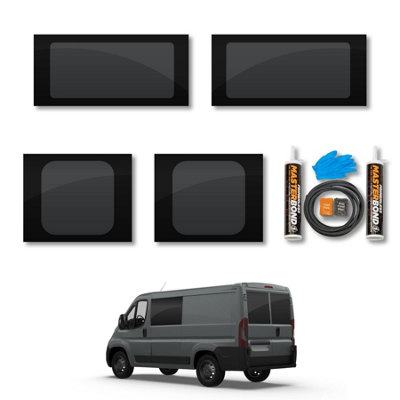 Van Demon Toyota Proace Max (2023+) Rear DoorsFixed Side WindowsAnd Fitting KitVan Glass from B&Q
