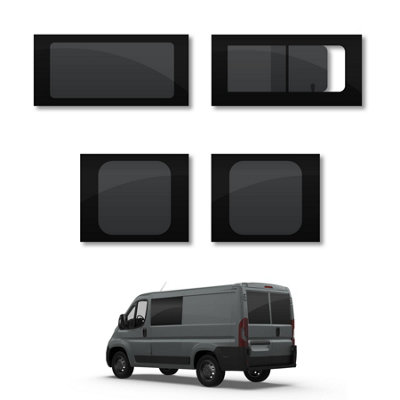 Van Demon Toyota Proace Max (2023+) Fixed PassengerOpening DriverRear Door Windows from B&Q