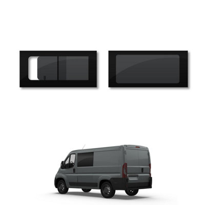 Van Demon Toyota Proace Max (2023+) Opening PassengerFixed Driver Side Windows from B&Q