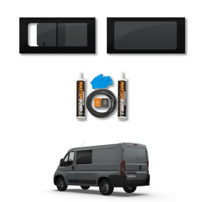 Van Demon Toyota Proace Max (2023+) Opening PassengerFixed Driver Side WindowsFixing from B&Q