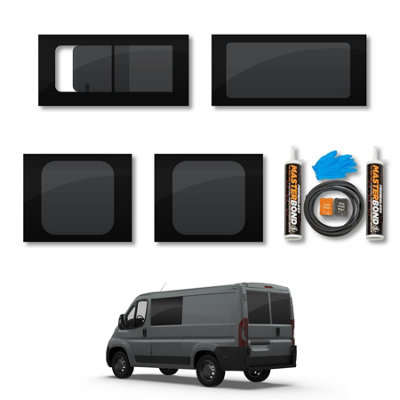 Van Demon Vauxhall Movano (2021+) Opening PassengerFixed DriverRear Door Windows from B&Q