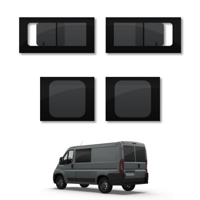 Van Demon Vauxhall Movano (2021+) Rear DoorsOpening Side WindowsVan GlassCamper from B&Q