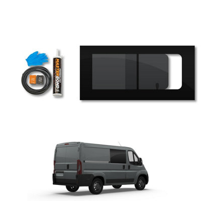 Van Demon Vauxhall Movano (2021+) Opening Driver Side WindowAnd Fitting KitVan Glass from B&Q