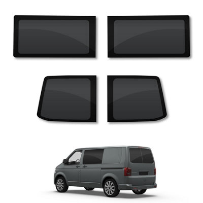 Van Demon Vw Transporter (2003-2015) Rear DoorsFixed Side WindowsPrivacyCamper from B&Q