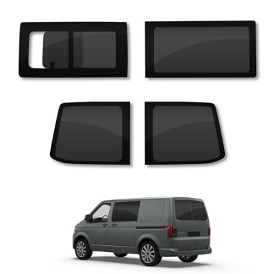 Van Demon Vw Transporter (2003-2015) Opening PassengerFixed DriverRear Door Windows from B&Q