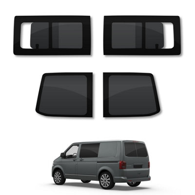 Van Demon Vw Transporter (2003-2015) Rear DoorsOpening Side WindowsPrivacyCamper from B&Q