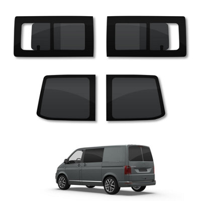 B&Q -  Vw Transporter (2015-2022) Rear DoorsOpening Side WindowsPrivacyCamper
