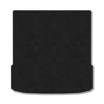 B&Q -  Audi A6 E-Tron Estate (Upper Boot) (2024+) Premium Boot Liner Tailored Accessory Protector Pet Friendly Tufted Carpet Grey Trim