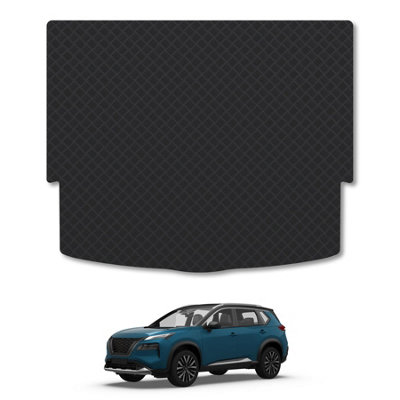 B&Q -  Nissan X-Trail (Upper Floor With Spare Wheel) (2022+) Rubber Boot Mat Tailored Accessory Protector Liner Waterproof Accessories