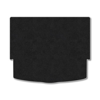 B&Q -  Nissan X-Trail (Upper Floor With Spare Wheel) (2022+) Premium Boot Liner Tailored Protector Pet Friendly Tufted Carpet Grey Trim