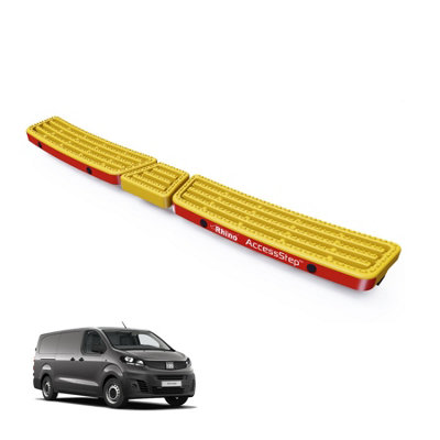 B&Q -  Accessstep For Fiat Scudo (2022+)Van Rear Safety Access StepWith Reverse Sensors (Yellow)(Ss325Yr)