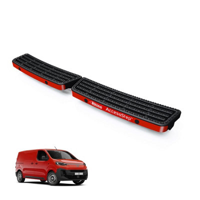 B&Q -  Accessstep For Fiat Scudo (2024+)Van Rear Safety Access StepWith Connect+ (Black)(Ss242Boe)