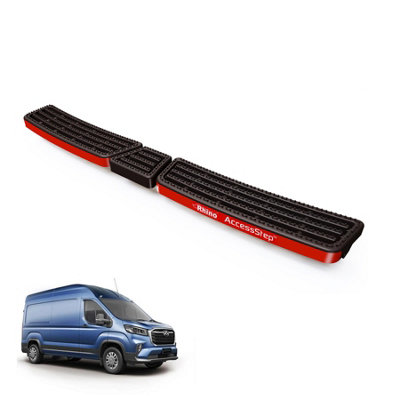 B&Q -  Accessstep For Maxus Deliver 9 (2020+)Van Rear Safety Access StepNo Reverse Sensors (Black)(Ss338B)
