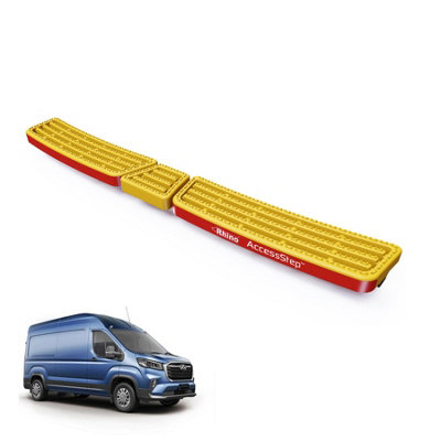 B&Q -  Accessstep For Maxus Deliver 9 (2020+)Van Rear Safety Access StepWith Reverse Sensors (Yellow)(Ss338Yr)