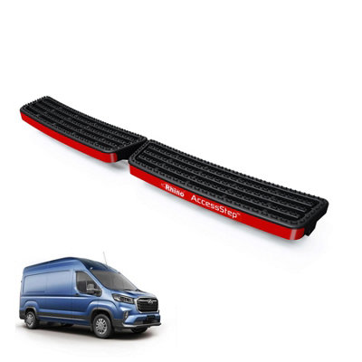 B&Q -  Accessstep For Maxus Deliver 9 (2020+)Van Rear Safety Access StepNo Reverse Sensors (Black)(Ss238B)