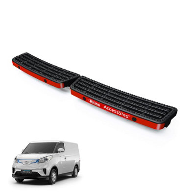 B&Q -  Accessstep For Maxus E-Deliver 3 (2021+)Van Rear Safety Access StepWith Reverse Sensors (Black)(Ss239Br)