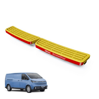 B&Q -  Accessstep For Maxus Edeliver 7 (2023+)Van Rear Safety Access StepNo Reverse Sensors (Yellow)(Ss241Y)