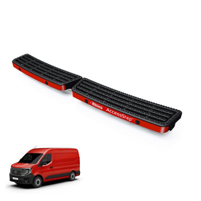 Rhino Accessstep For Nissan Interstar (2022+)Van Rear Safety Access StepWith Connect+ (Black)(Ss244Boe) from B&Q
