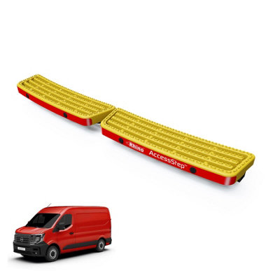 Rhino Accessstep For Nissan Interstar (2022+)Van Rear Safety Access StepWith Connect+ (Yellow)(Ss244Yoe) from B&Q