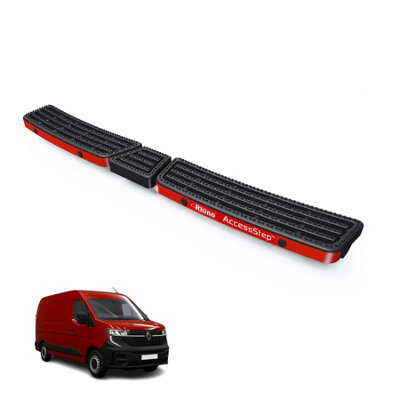 Rhino Accessstep For Renault Master (2024+)Van Rear Safety Access StepWith Connect+ (Black)(Ss344Boe) from B&Q
