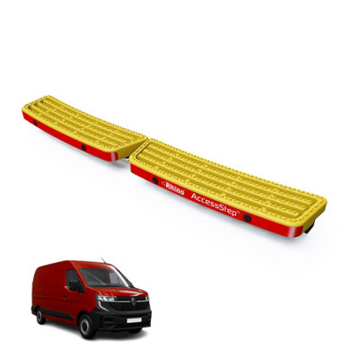 Rhino Accessstep For Renault Master (2024+)Van Rear Safety Access StepWith Connect+ (Yellow)(Ss244Yoe) from B&Q