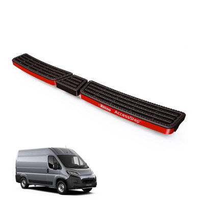B&Q -  Accessstep For Toyota Proace Max (2024+)Van Rear Safety Access StepNo Reverse Sensors (Black)(Ss311B)