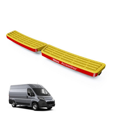 B&Q -  Accessstep For Toyota Proace Max (2024+)Van Rear Safety Access StepNo Reverse Sensors (Yellow)(Ss211Y)