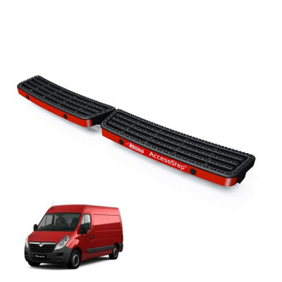 B&Q -  Accessstep For Vauxhall Movano (2010-2021)Van Rear Safety Access StepWith Connect+ (Black)(Ss206Boe)