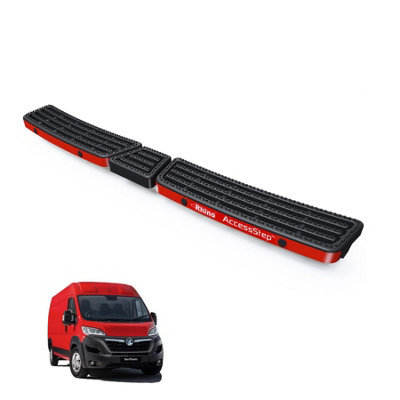 B&Q -  Accessstep For Vauxhall Movano (2022+)Van Rear Safety Access StepWith Connect+ (Black)(Ss311Boe)
