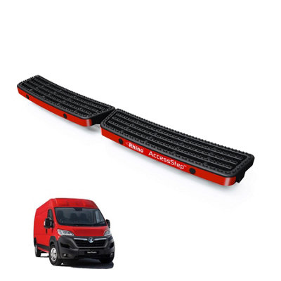 B&Q -  Accessstep For Vauxhall Movano (2022+)Van Rear Safety Access StepWith Connect+ (Black)(Ss211Boe)