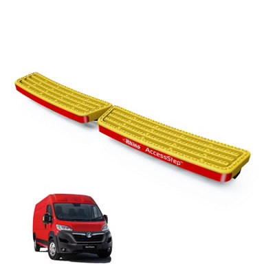 Rhino Accessstep For Vauxhall Movano (2022+)Van Rear Safety Access StepNo Reverse Sensors (Yellow)(Ss211Y) from B&Q
