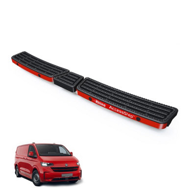 Rhino Accessstep For Vw Transporter (2024+)Van Rear Safety Access StepWith Reverse Sensors (Black)(Ss340Br) from B&Q