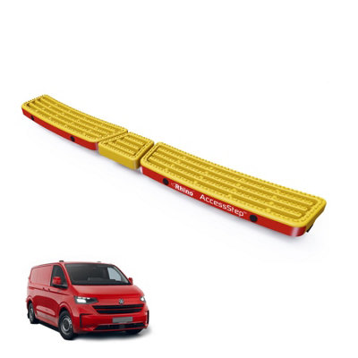 Rhino Accessstep For Vw Transporter (2024+)Van Rear Safety Access StepWith Reverse Sensors (Yellow)(Ss340Yr) from B&Q
