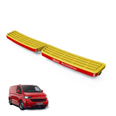 Rhino Accessstep For Vw Transporter (2024+)Van Rear Safety Access StepNo Reverse Sensors (Yellow)(Ss240Y) from B&Q