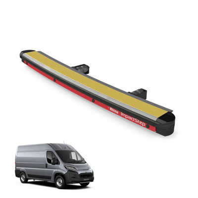 B&Q -  Impactstep For Toyota Proace Max (2024+) Van Rear Safety Access Step With Impact Absorption With Reverse Sensors (Imr11)