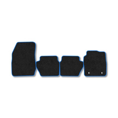 Car Mat Co Car Mats Compatible With Ford Fiesta Van (2008-2011) (Mk6) Blue Trim Carpet Tailored Fit Car Floor Mats Set Accessory Custom Fit from B&Q