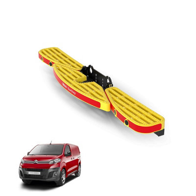 B&Q -  Towstep For Citroen Dispatch (2016+) Van Rear Safety Access Step With Towing Compatibility With Reverse Sensors (Ts11Yr)