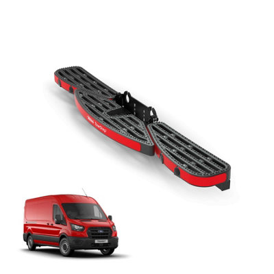B&Q -  Towstep For Ford Transit (2013-2024)Van Rear Safety Access Step With Towing CompatibilityNo Reverse Sensors(Ts11B)