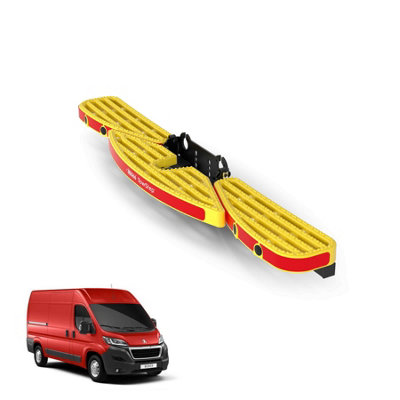 B&Q -  Towstep For Peugeot Boxer (2006+)Van Rear Safety Access Step With Towing CompatibilityWith Reverse Sensors(Ts11Yr)