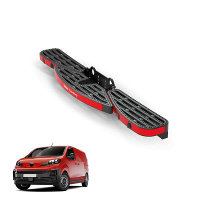 B&Q -  Towstep For Peugeot Expert (2016+)Van Rear Safety Access Step With Towing CompatibilityWith Connect+(Ts11Boef )